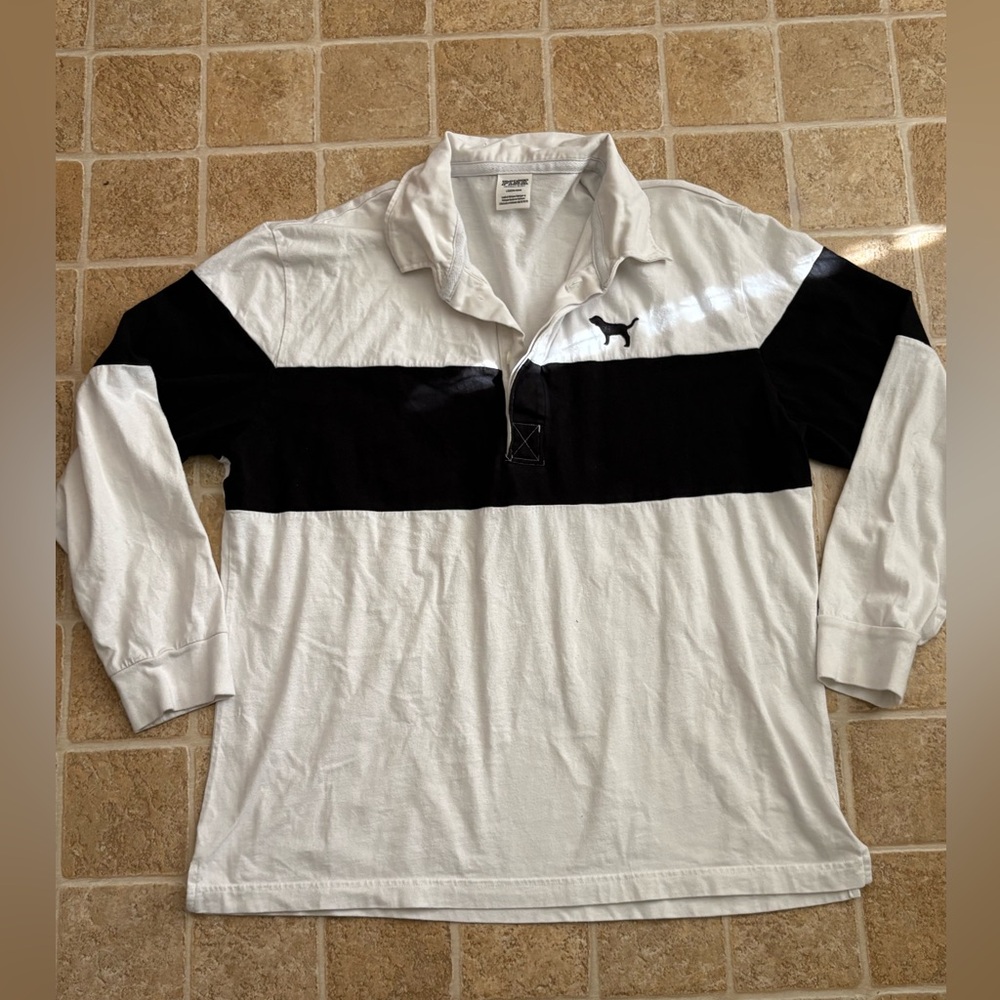 PINK Victoria's Secret polo size large (Cart J-105)
